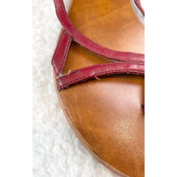 XHILARATION • Red/Tan Greek Sandals - Picture 12 of 16